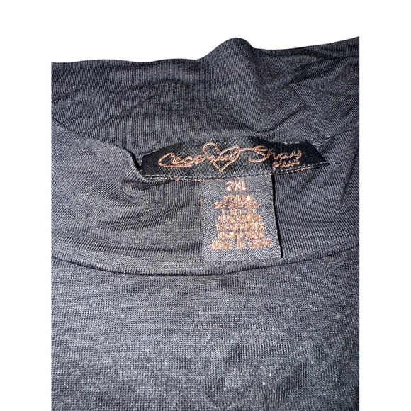 Coco and Shay Houndstooth Dress Set - Long Sleeve Top - Plus Size 2XL - Picture 12 of 13